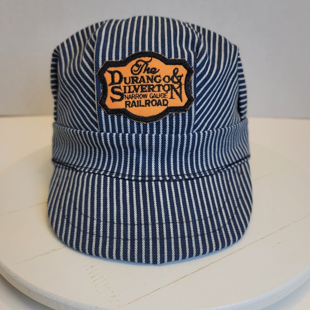 Vintage Durango & Silverton Narrow Gauge Railroad Kids Train Hat Size Medium